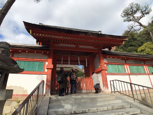 吉田神社(京都市)　大元宮向拝