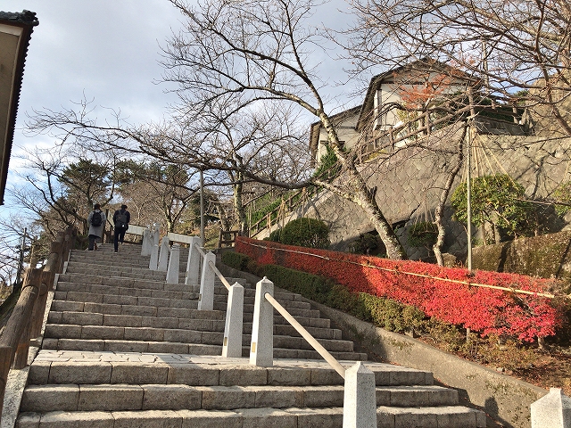 丸岡城　階段