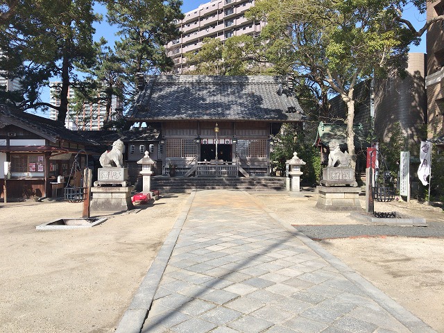 菅生神社(岡崎市)　参道
