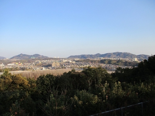 神戸垂水健康公園から見た東の景色