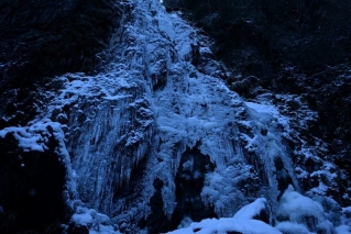 笠形山 扁妙の滝 氷瀑