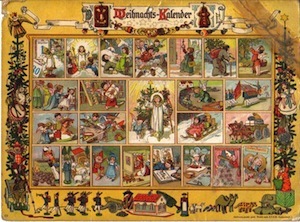 German advent calendar - public domain