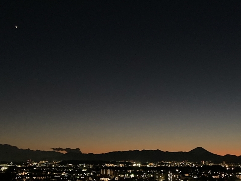 富士山と土星かも