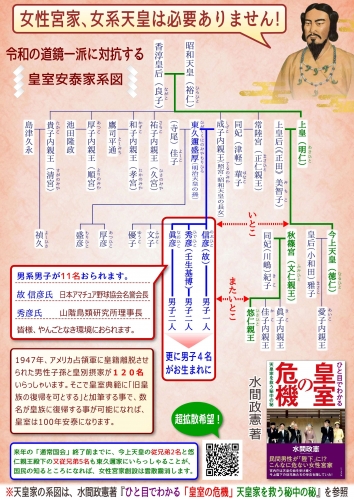皇室100年安泰家系図_道鏡一派改訂版