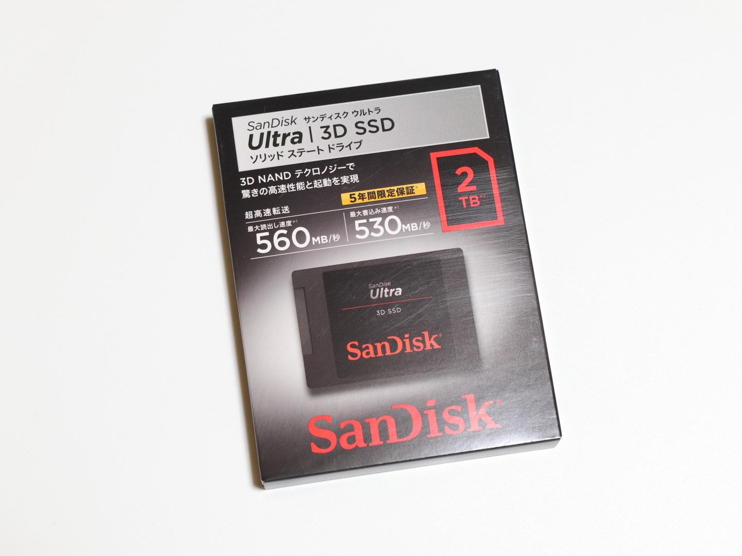 SanDisk Ultra 3D SSD 2TB (SDSSDH3-2T00-J25) - 気まぐれ自作er日記